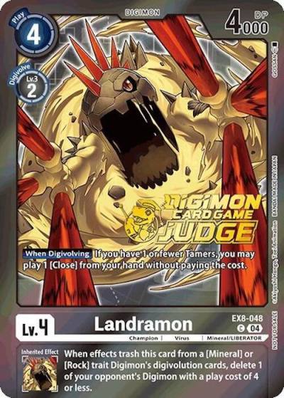 Landramon Judge Pack 2025 Wave 1 EX8-048 C Chain of Liberation Digimon card