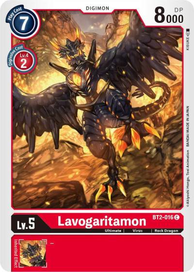 Lavogaritamon BT2-016 C Release Special Booster 1.5 Digimon card