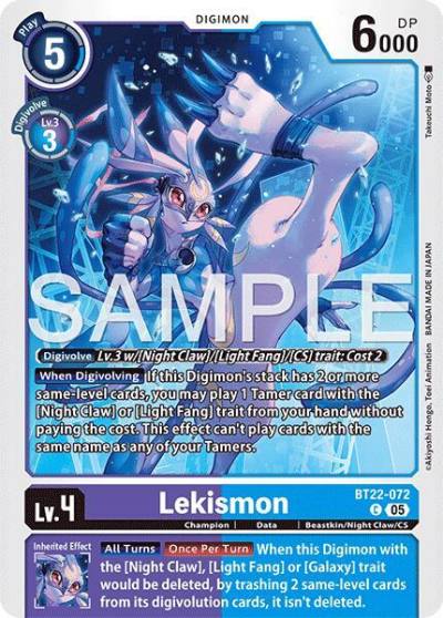 Lekismon BT22-072 C Cyber Eden Digimon card
