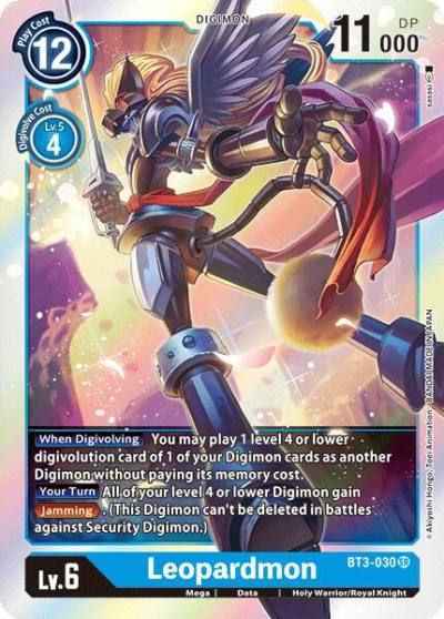 Leopardmon BT3-030 SR Release Special Booster 1.0 Digimon card