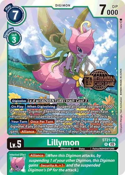 Lillymon ST21-09 R Starter Deck 21: Hero of Hope Release Event Cards Digimon card