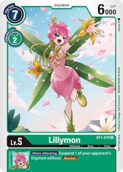Lillymon Tamer Party Vol 2 Promo BT1-079 R Release Special Booster 1.0 Digimon card