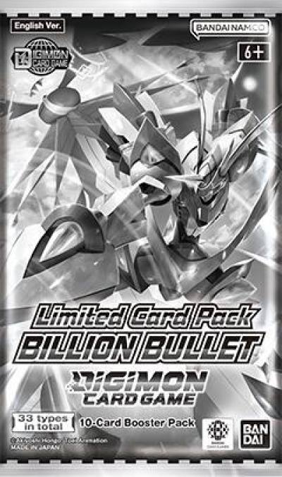 Limited Card Pack Billion Bullet Sealed Promotional Bundle  Limited Card Pack -Billion Bullet- Digimon card