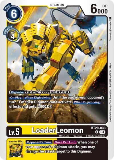 LoaderLeomon BT20-033 C Release Special Booster 2.5 Digimon card