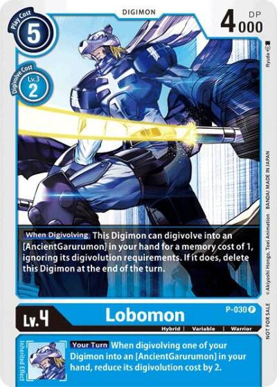Lobomon P-030 P Digimon Promotion Cards Digimon card