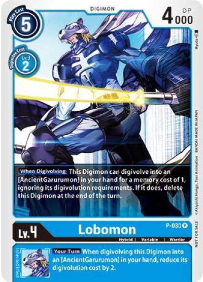 Lobomon P-030 P Revision Pack Cards Digimon card