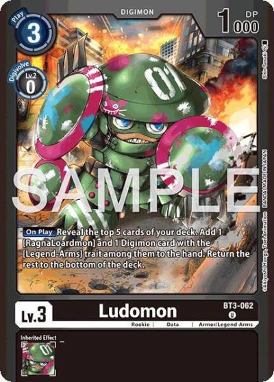 Ludomon BT3-062 U Limited Card Pack -Billion Bullet- Digimon card