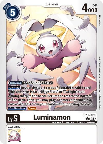 Luminamon BT19-076 U Release Special Booster 2.5 Digimon card