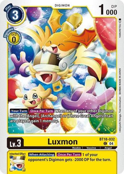 Luxmon BT18-032 C Release Special Booster 2.0 Digimon card