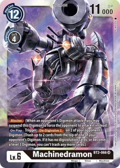 Machinedramon BT2-066 SR Release Special Booster 1.0 Digimon card