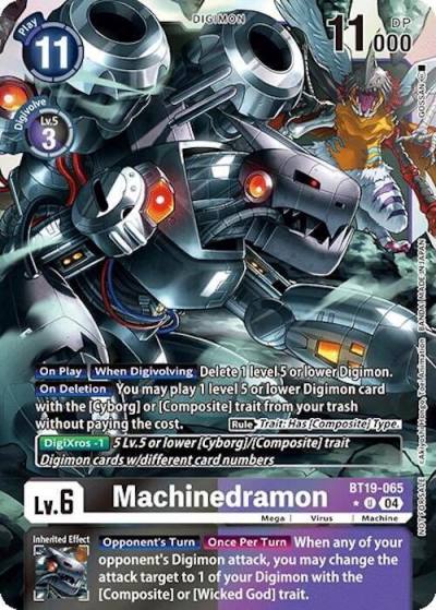 Machinedramon Release Special Booster 20 Box Promotion Pack BT19-065 U Release Special Booster 2.0 Digimon card