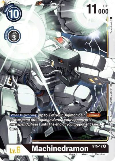 Machinedramon ST5-12 R Starter Deck 05: Machine Black Digimon card
