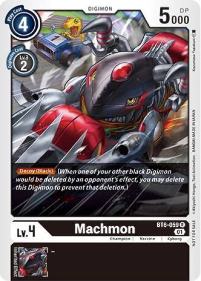 Machmon BT6-059 R Revision Pack Cards Digimon card
