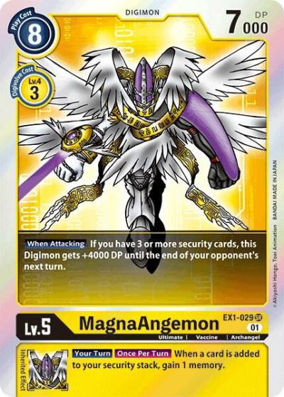 MagnaAngemon EX1-029 SR Classic Collection Digimon card