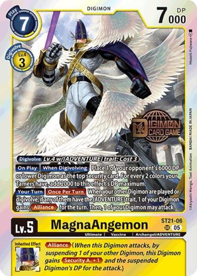 MagnaAngemon ST21-06 SR Starter Deck 21: Hero of Hope Release Event Cards Digimon card