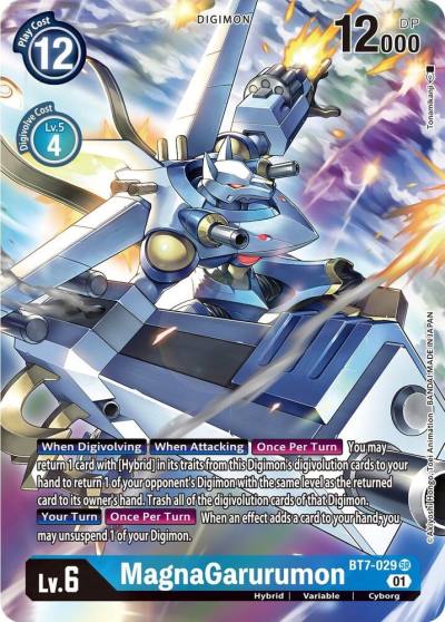 MagnaGarurumon Alternate Art BT7-029 SR Next Adventure Digimon card