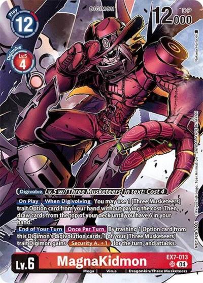 MagnaKidmon Alternate Art Box Topper EX7-013 SR Special Limited Set Digimon card
