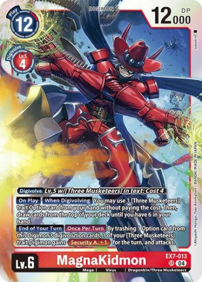 MagnaKidmon EX7-013 SR Digimon LIBERATOR Digimon card