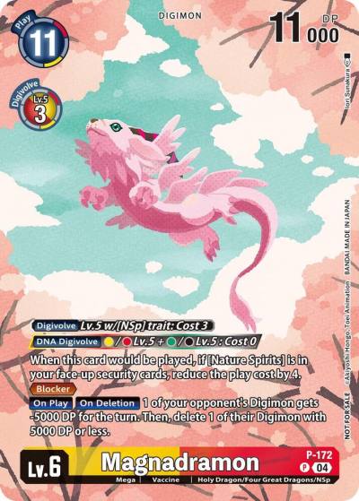 Magnadramon Update Pack 2025 P-172 P Release Special Booster 2.5 Digimon card
