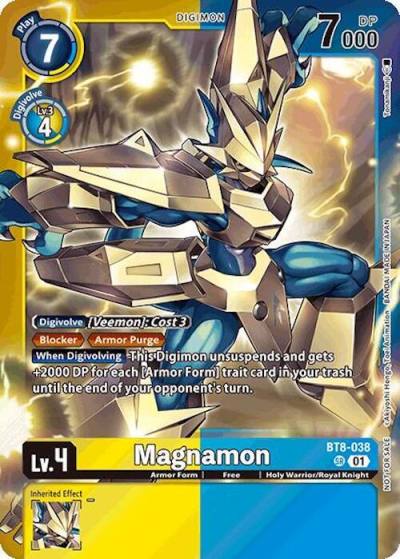 Magnamon Event Pack 7 BT8-038 SR New Awakening Digimon card