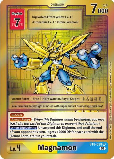 Magnamon Tamer Party Special BT8-038 SR New Awakening Digimon card