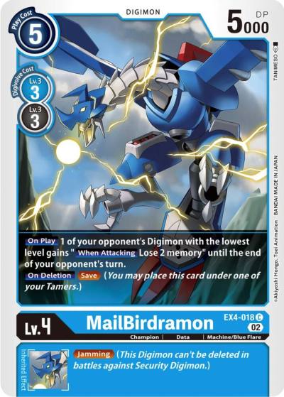 MailBirdramon EX4-018 C Alternative Being Booster Digimon card