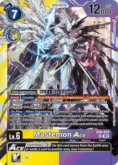Mastemon ACE EX6-029 SR Infernal Ascension Digimon card