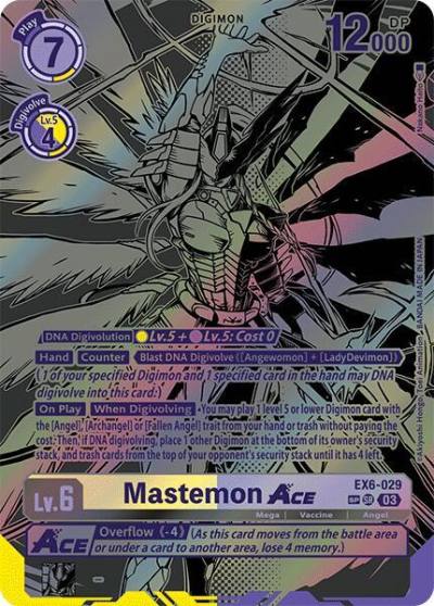 Mastemon ACE Textured EX6-029 SR Infernal Ascension Digimon card