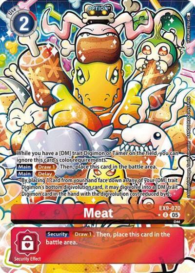 Meat Alternate Art EX9-070 R Versus Monsters Digimon card