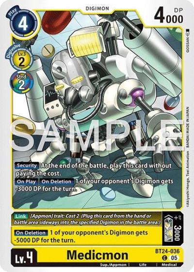 Medicmon BT24-036 C Time Stranger Digimon card