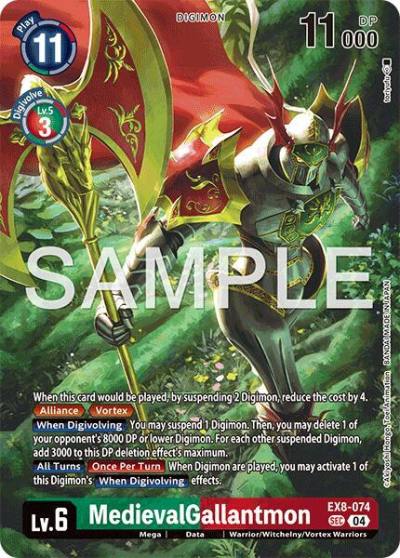 MedievalGallantmon EX8-074 SEC Limited Card Pack -Final Crest- Digimon card