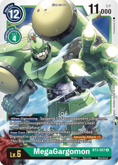 MegaGargomon BT3-057 R Release Special Booster 1.5 Digimon card