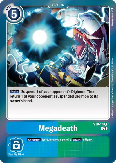 Megadeath ST9-14 R Starter Deck 09: Ultimate Ancient Dragon Digimon card