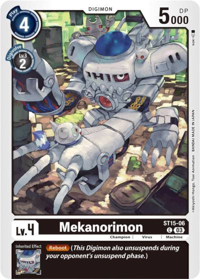 Mekanorimon ST15-06 C Starter Deck 15: Dragon of Courage Digimon card