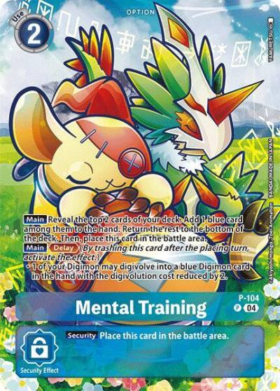 Mental Training Starter Deck 18 Exclusive P-104 P Digimon Promotion Cards Digimon card
