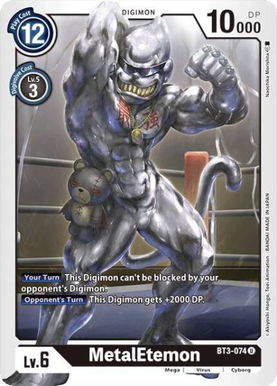 MetalEtemon BT3-074 U Release Special Booster 1.0 Digimon card