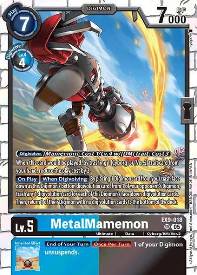 MetalMamemon EX9-018 Versus Monsters Digimon card