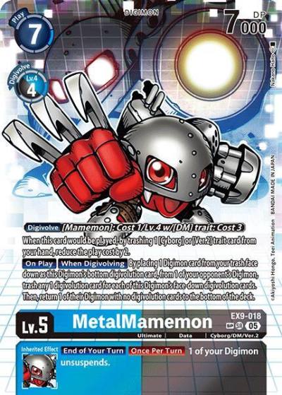 MetalMamemon SP EX9-018 Versus Monsters Digimon card