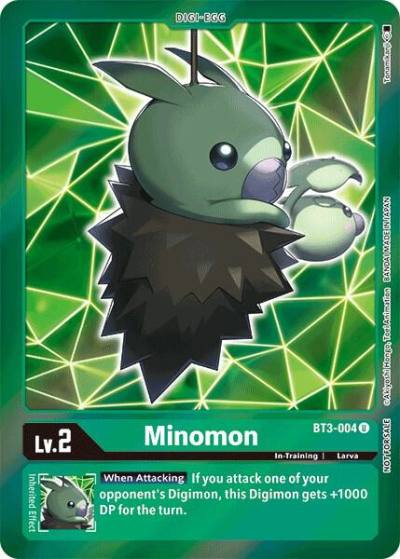 Minomon Event Pack 2 BT3-004 U Release Special Booster 1.0 Digimon card