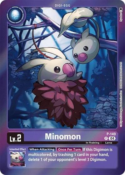 Minomon Reprint P-149 P Special Limited Set Digimon card