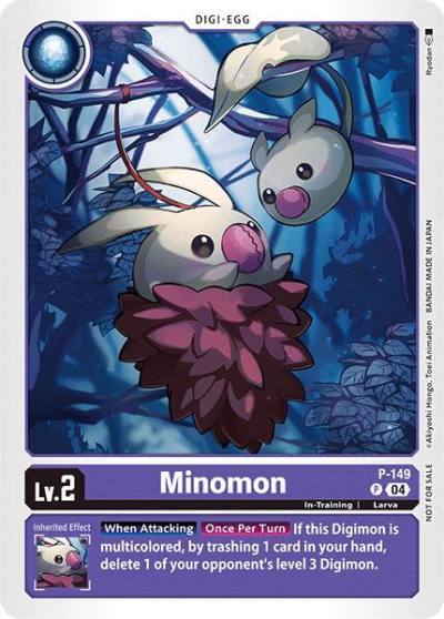 Minomon Store Tournament 2024 Jul Sep Participation Pack P-149 P Digimon Promotion Cards Digimon card
