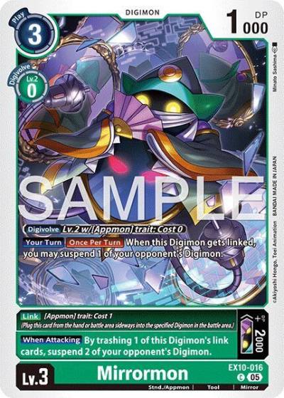 Mirrormon EX10-016 C Sinister Order Digimon card
