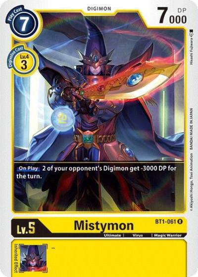 Mistymon BT1-061 R Release Special Booster 1.0 Digimon card