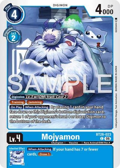 Mojyamon BT26-023 C Timeless Bonds Digimon card