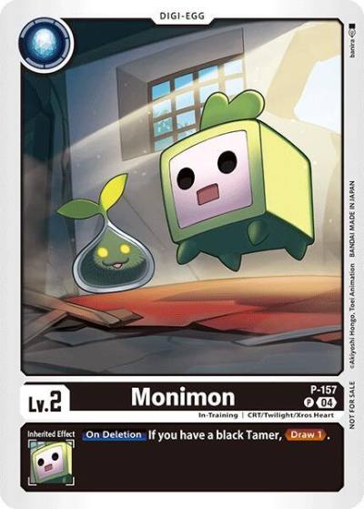 Monimon Store Tournament 2024 Oct Dec Participation Pack P-157 P Digimon Promotion Cards Digimon card