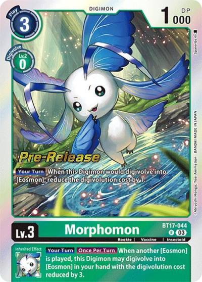 Morphomon BT17-044 R Secret Crisis Pre-Release Cards Digimon card
