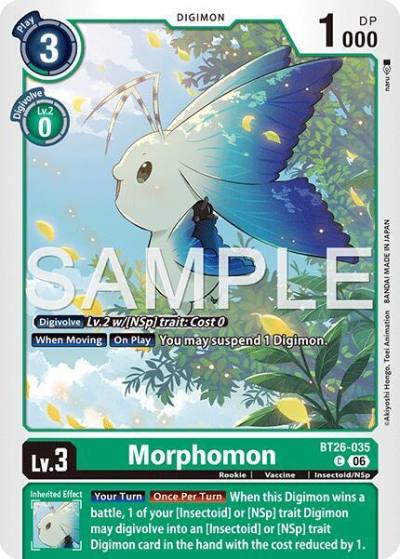 Morphomon BT26-035 C Timeless Bonds Digimon card