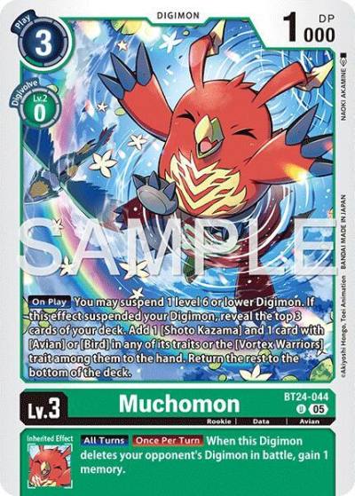 Muchomon BT24-044 U Time Stranger Digimon card