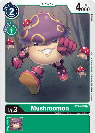 Mushroomon BT1-065 C Release Special Booster 1.0 Digimon card