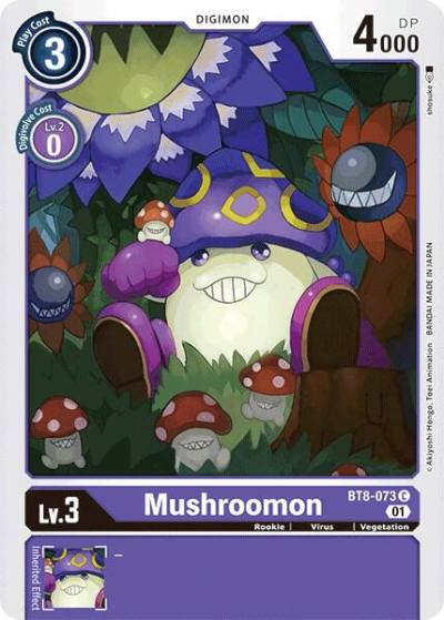 Mushroomon BT8-073 C New Awakening Digimon card
